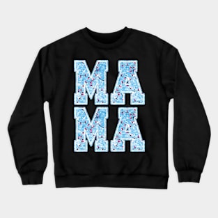 Mama Christmas Light Crewneck Sweatshirt